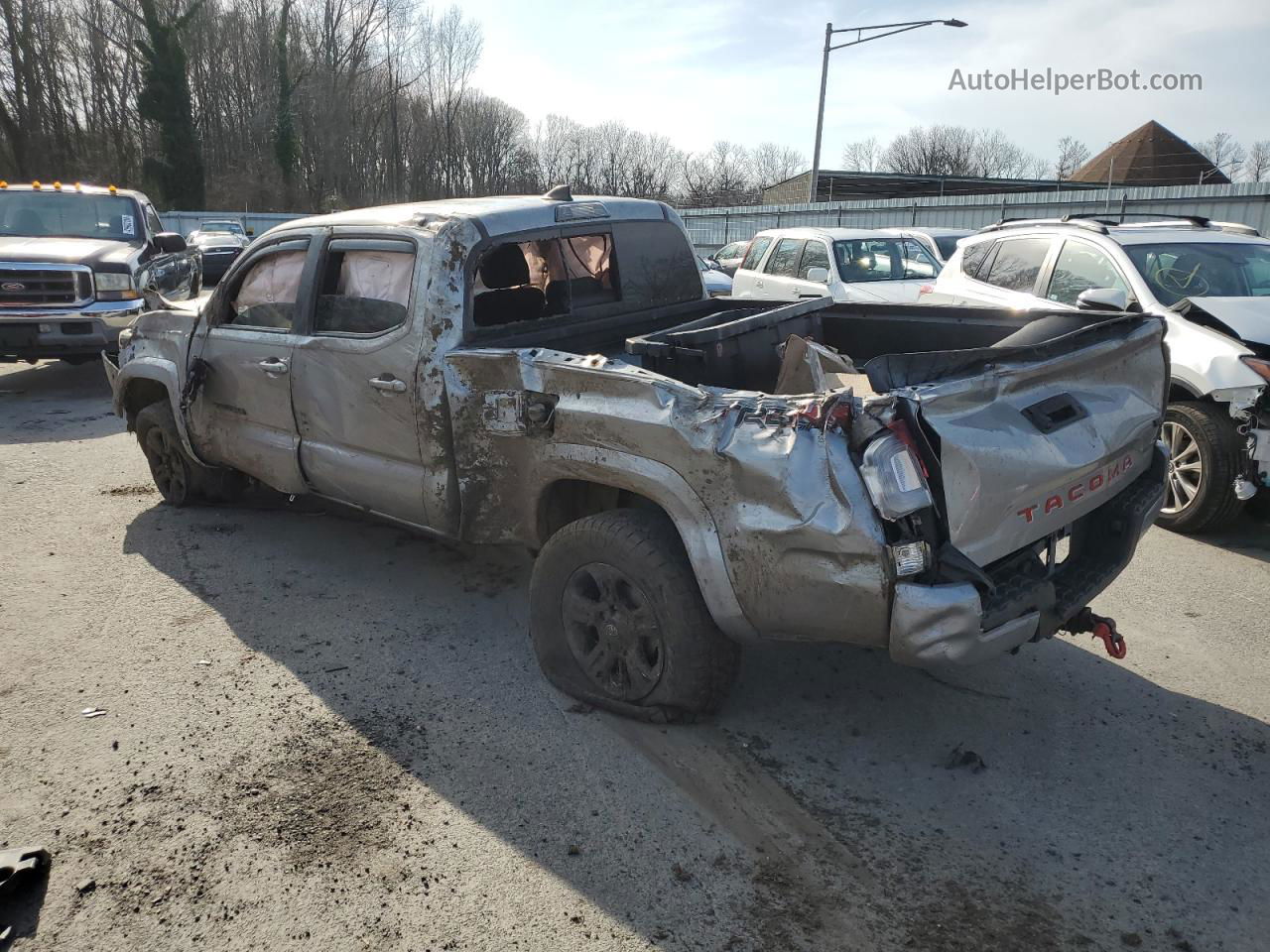 2017 Toyota Tacoma Double Cab Серый vin: 3TMDZ5BN6HM024759