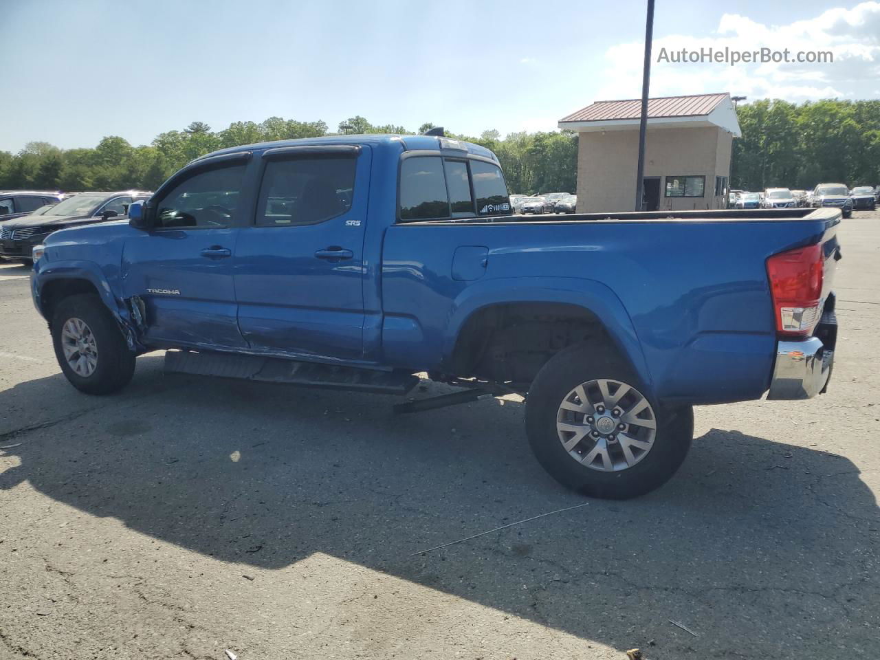 2017 Toyota Tacoma Double Cab Blue vin: 3TMDZ5BN6HM033123