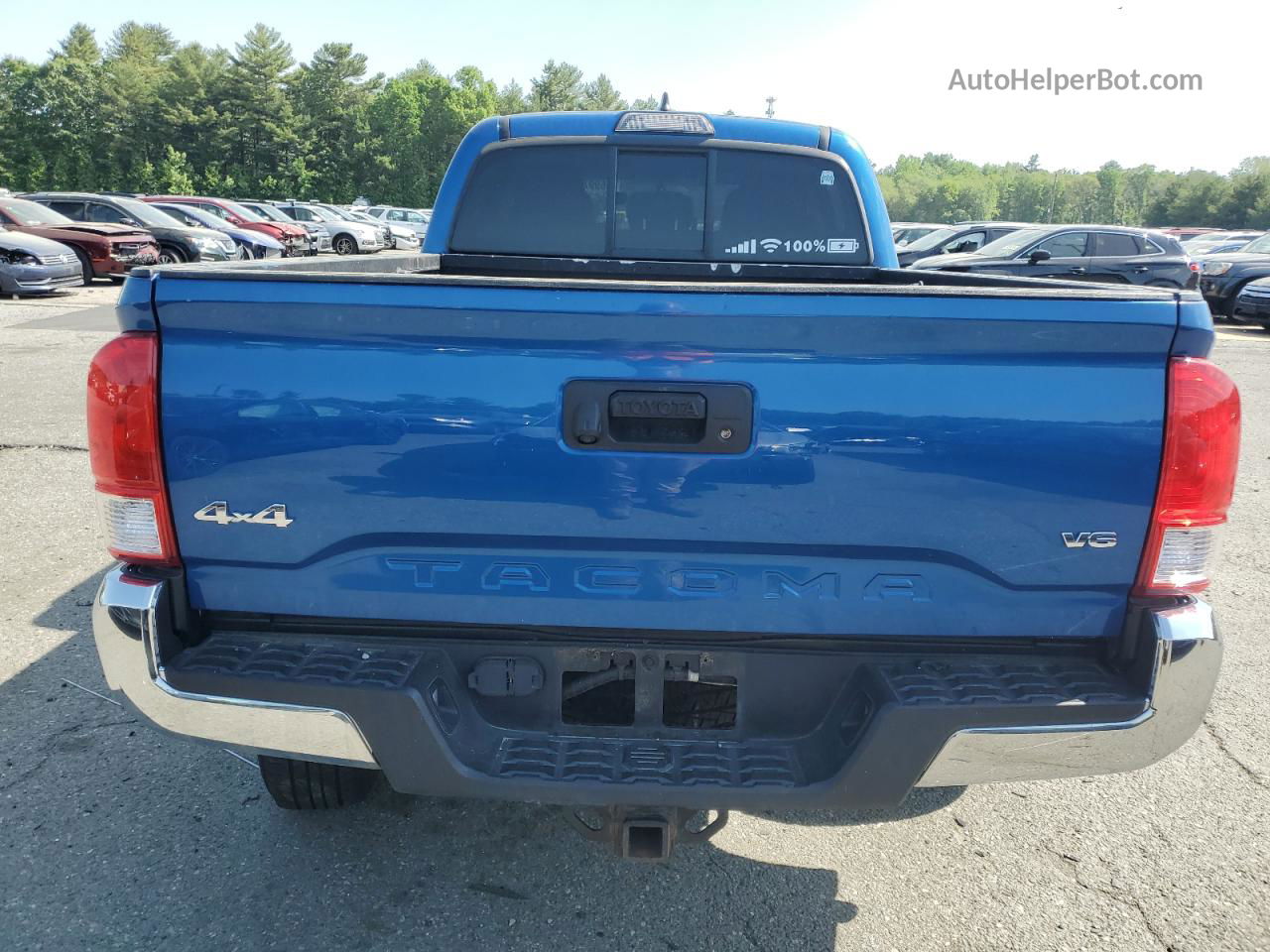 2017 Toyota Tacoma Double Cab Blue vin: 3TMDZ5BN6HM033123