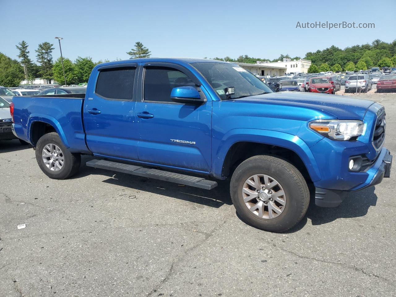 2017 Toyota Tacoma Double Cab Blue vin: 3TMDZ5BN6HM033123