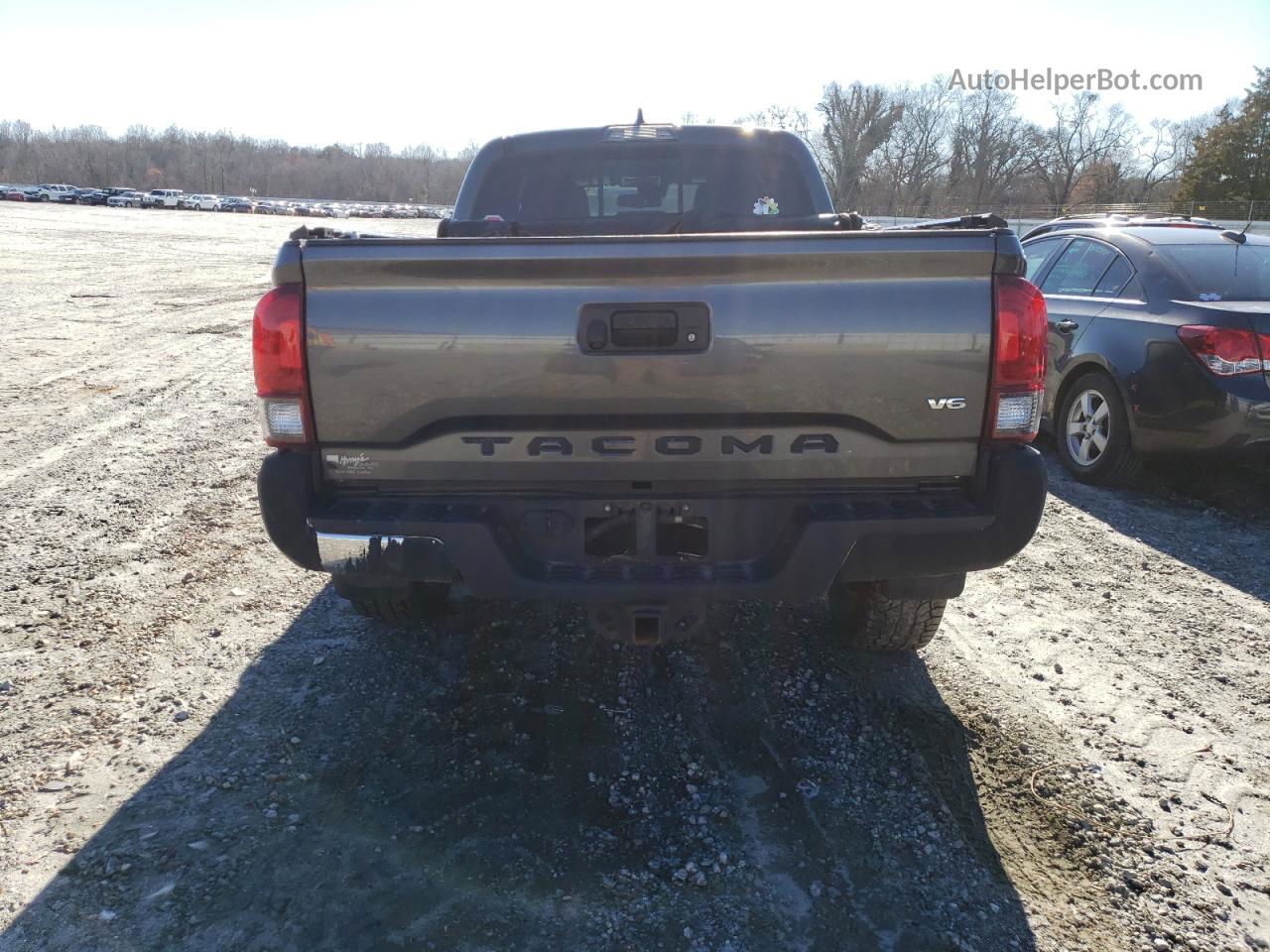 2019 Toyota Tacoma Double Cab Серый vin: 3TMDZ5BN6KM065786