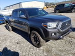 2019 Toyota Tacoma Double Cab Gray vin: 3TMDZ5BN6KM065786