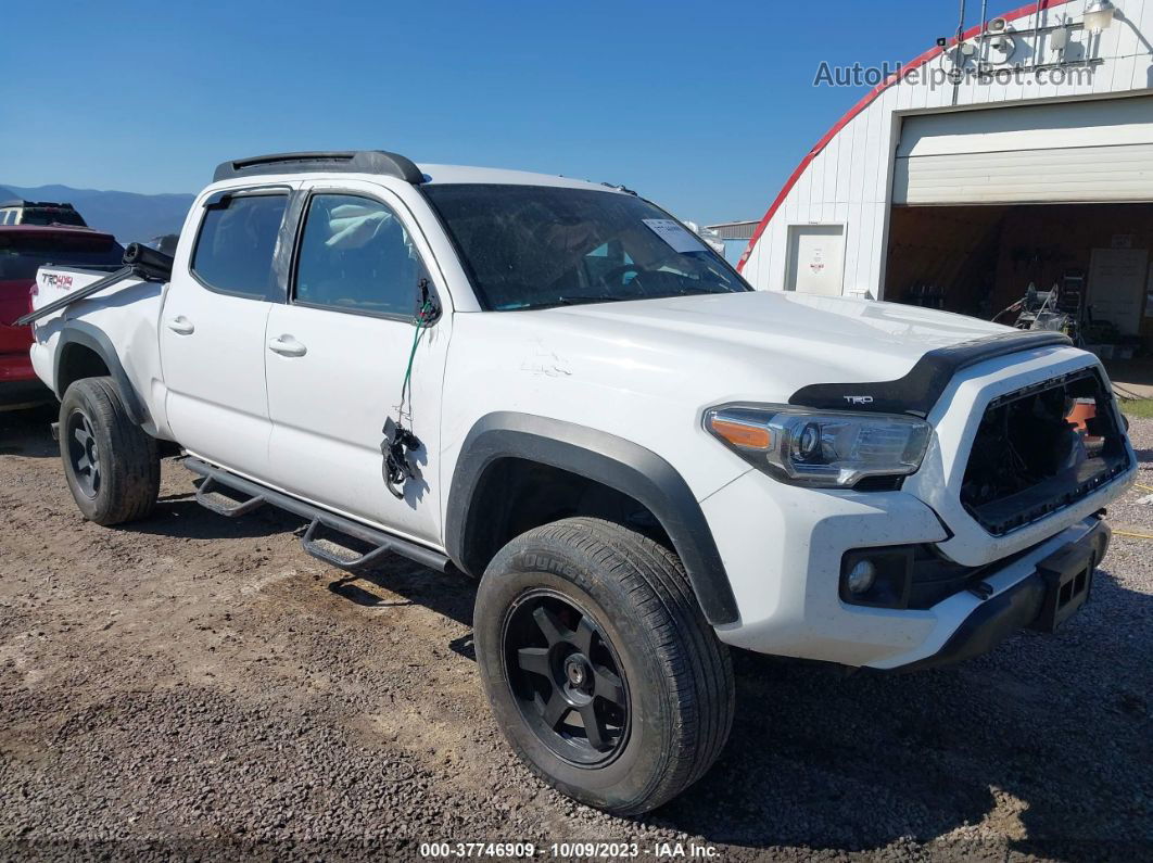 2019 Toyota Tacoma Trd Off Road White vin: 3TMDZ5BN6KM068817