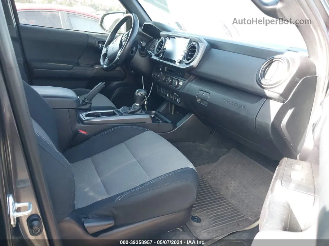 2021 Toyota Tacoma Trd Sport Серый vin: 3TMDZ5BN6MM113032