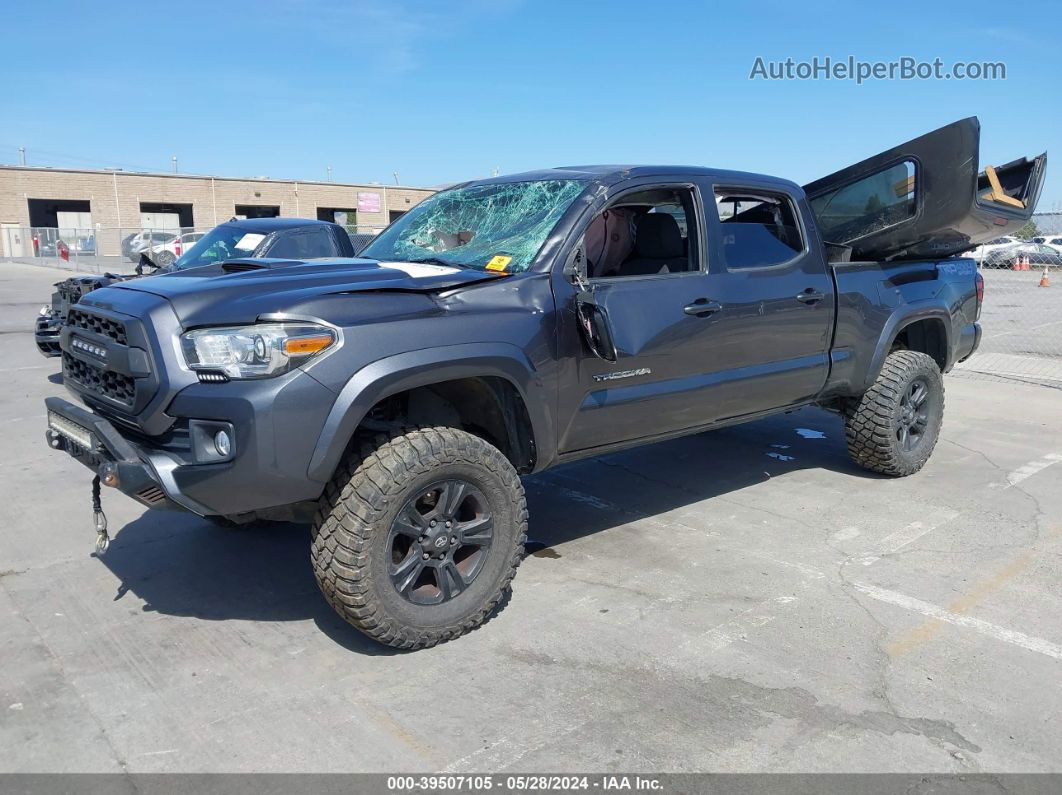 2017 Toyota Tacoma Trd Sport Gray vin: 3TMDZ5BN7HM021143