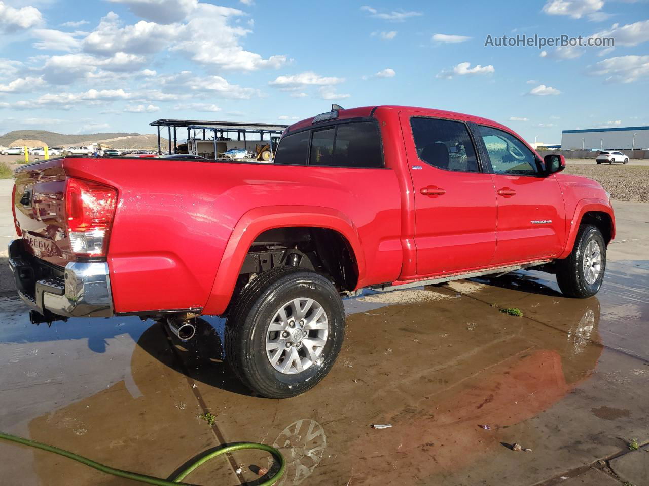 2017 Toyota Tacoma Double Cab Red vin: 3TMDZ5BN7HM023118