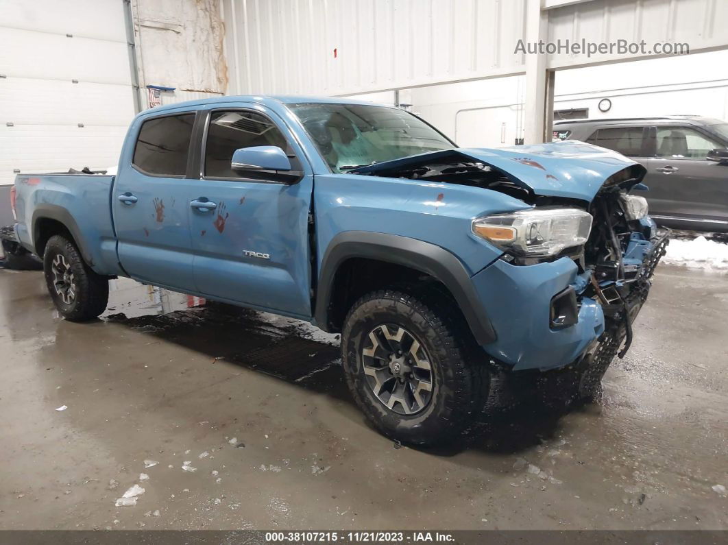 2019 Toyota Tacoma Trd Off Road Синий vin: 3TMDZ5BN7KM060404