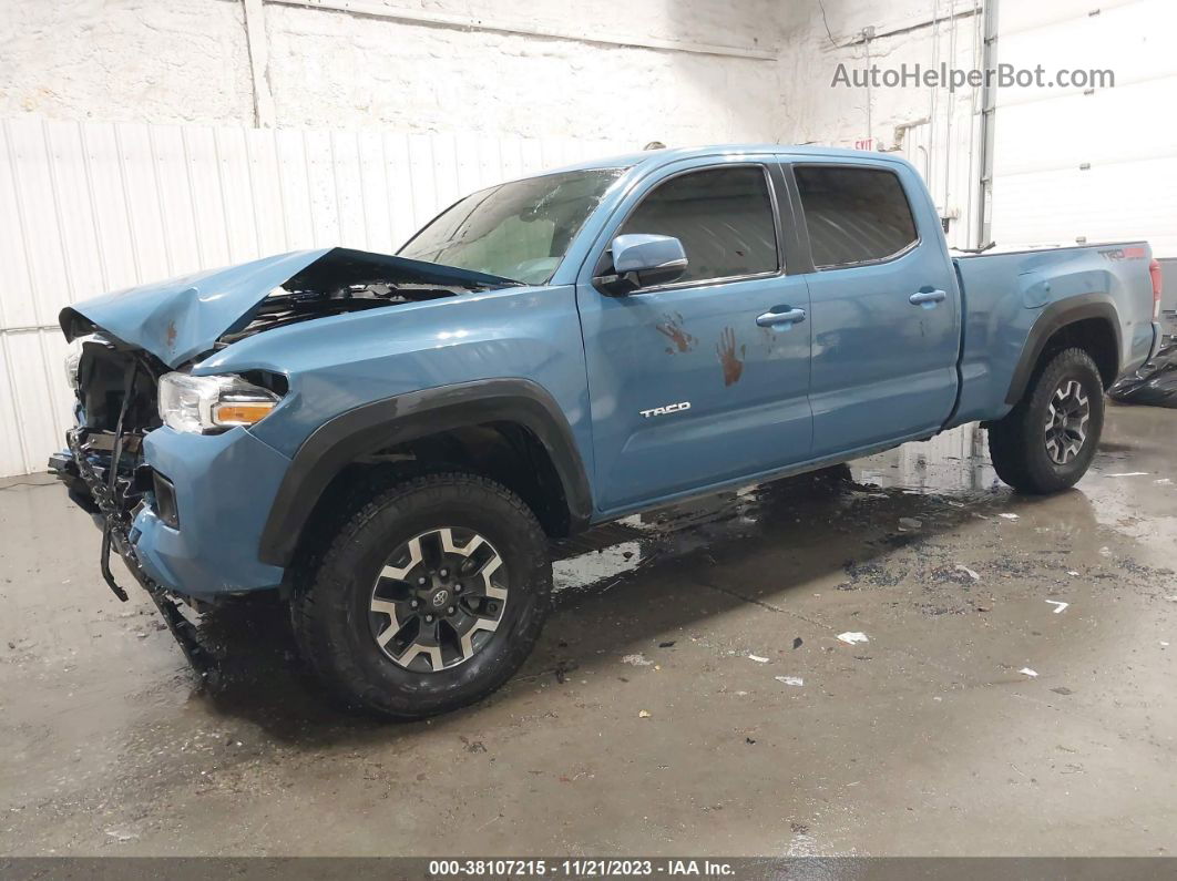 2019 Toyota Tacoma Trd Off Road Синий vin: 3TMDZ5BN7KM060404