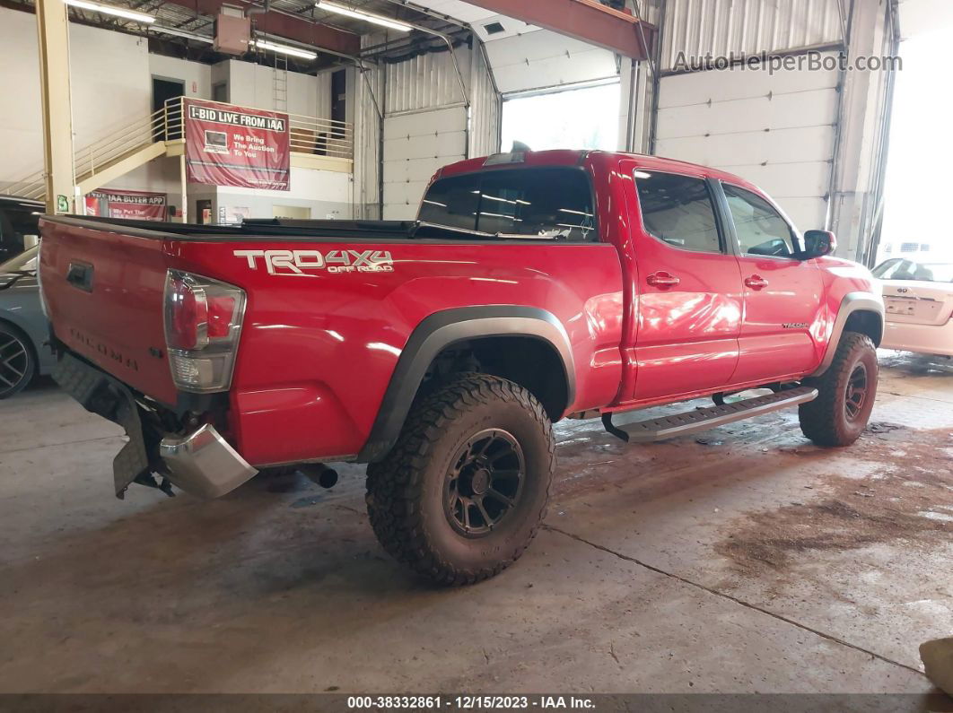 2020 Toyota Tacoma Trd Off-road Red vin: 3TMDZ5BN7LM095767