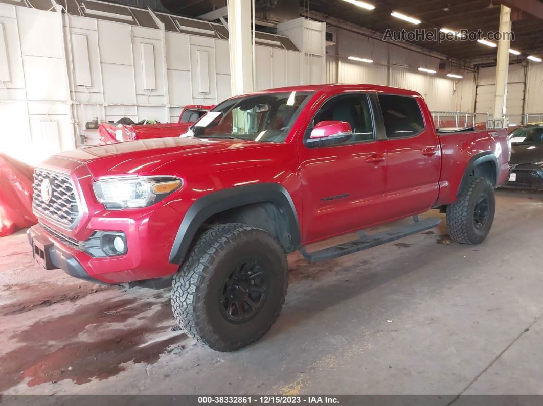 2020 Toyota Tacoma Trd Off-road Red vin: 3TMDZ5BN7LM095767