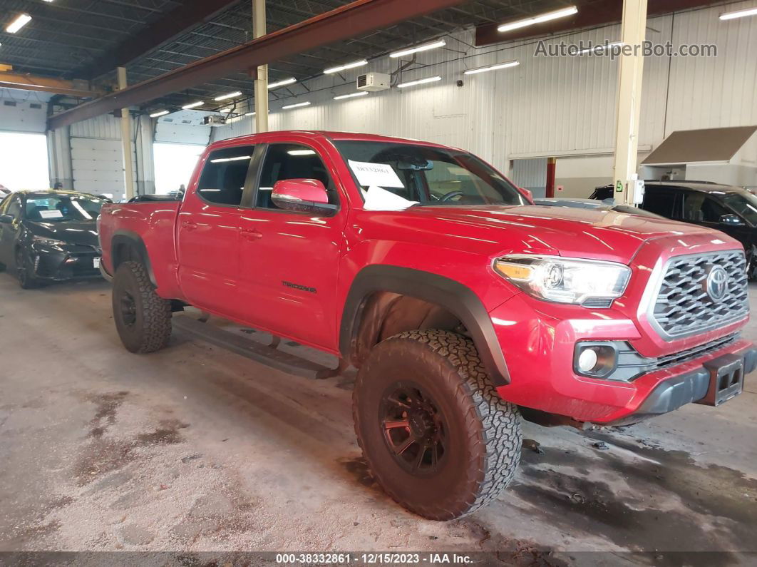 2020 Toyota Tacoma Trd Off-road Red vin: 3TMDZ5BN7LM095767