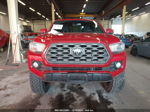 2020 Toyota Tacoma Trd Off-road Red vin: 3TMDZ5BN7LM095767