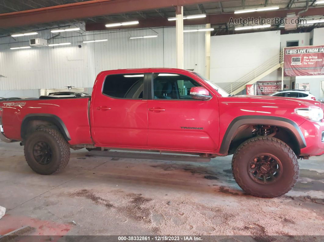 2020 Toyota Tacoma Trd Off-road Red vin: 3TMDZ5BN7LM095767