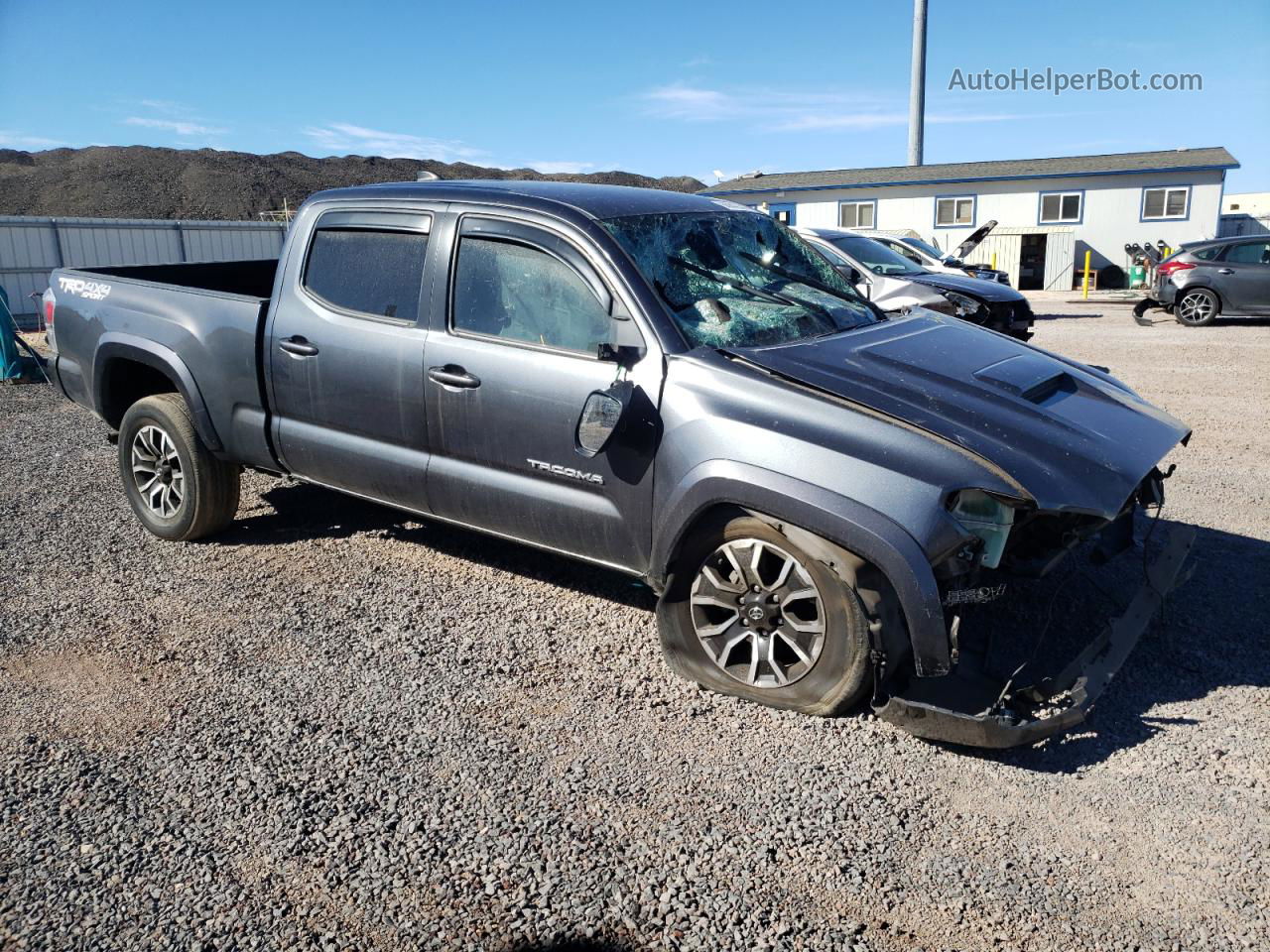 2021 Toyota Tacoma Double Cab Серый vin: 3TMDZ5BN7MM099836