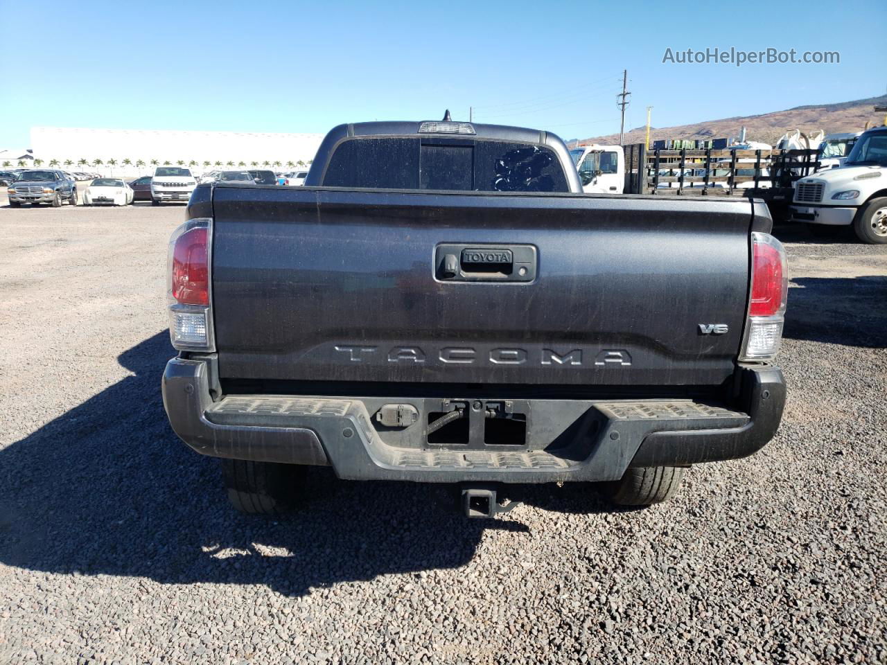 2021 Toyota Tacoma Double Cab Gray vin: 3TMDZ5BN7MM099836