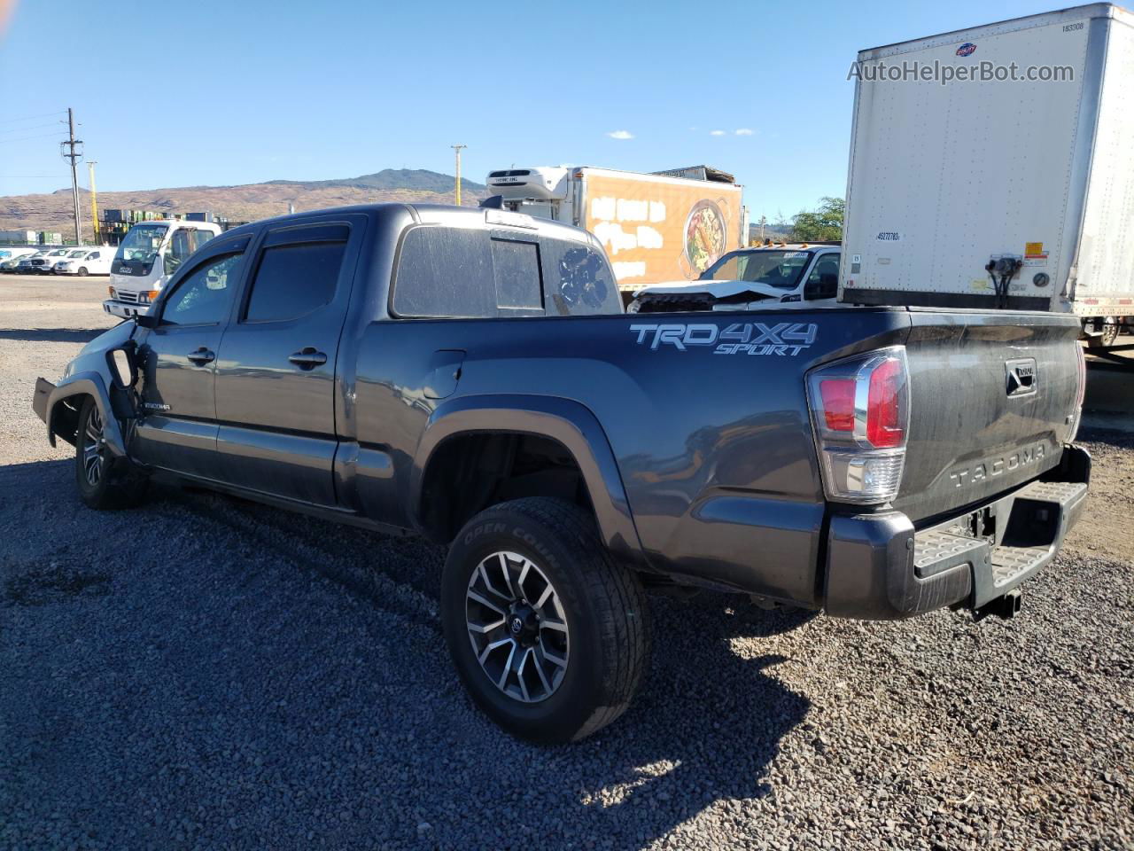 2021 Toyota Tacoma Double Cab Gray vin: 3TMDZ5BN7MM099836