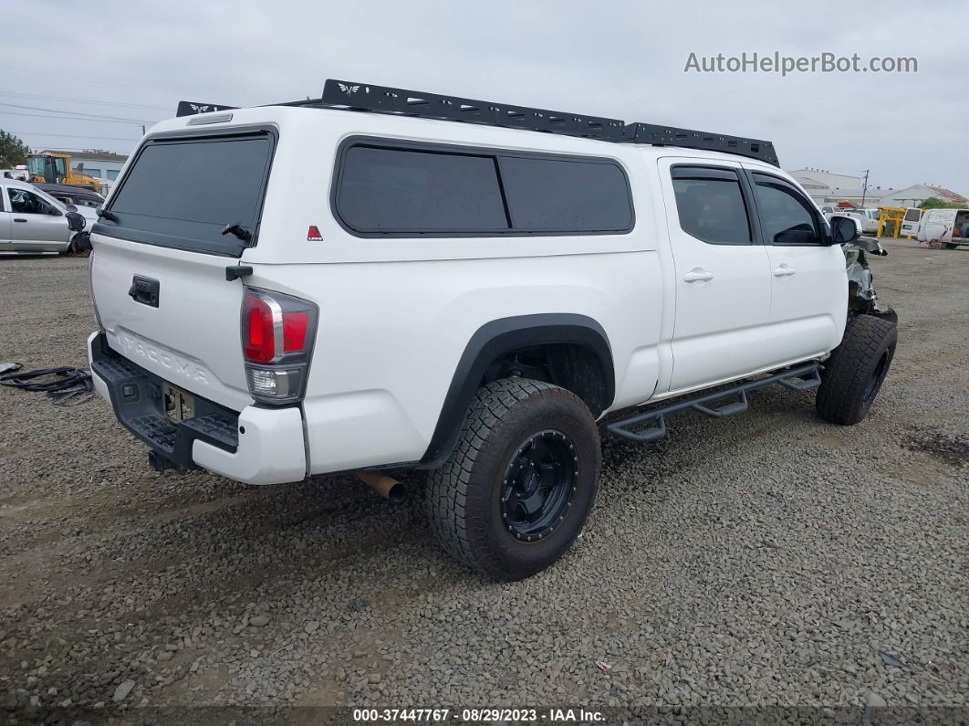 2021 Toyota Tacoma 4wd Sr5/trd Sport White vin: 3TMDZ5BN7MM108549