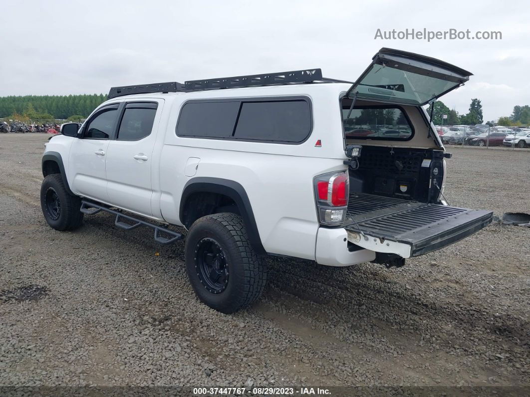 2021 Toyota Tacoma 4wd Sr5/trd Sport White vin: 3TMDZ5BN7MM108549