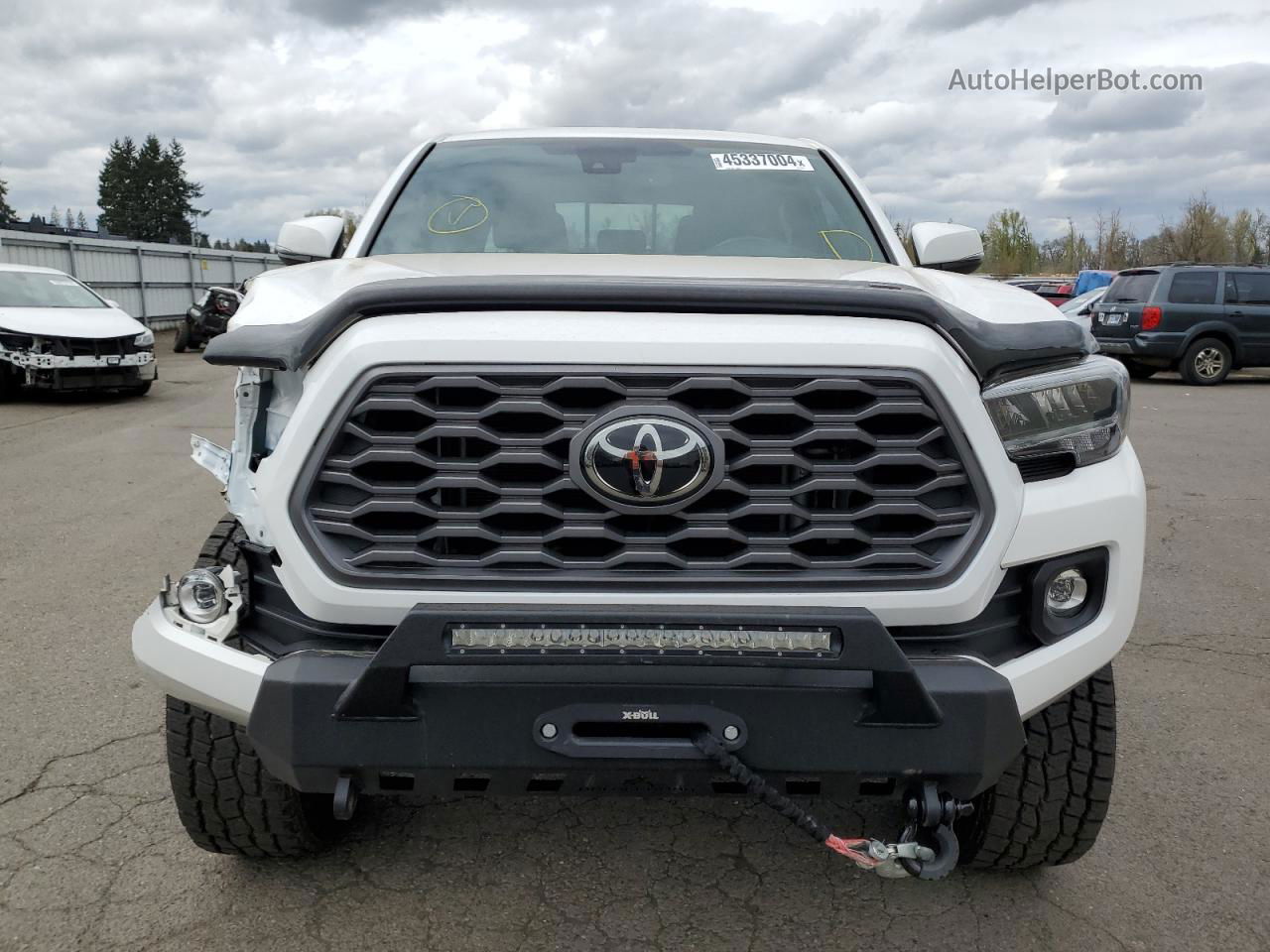 2021 Toyota Tacoma Double Cab White vin: 3TMDZ5BN7MM108549