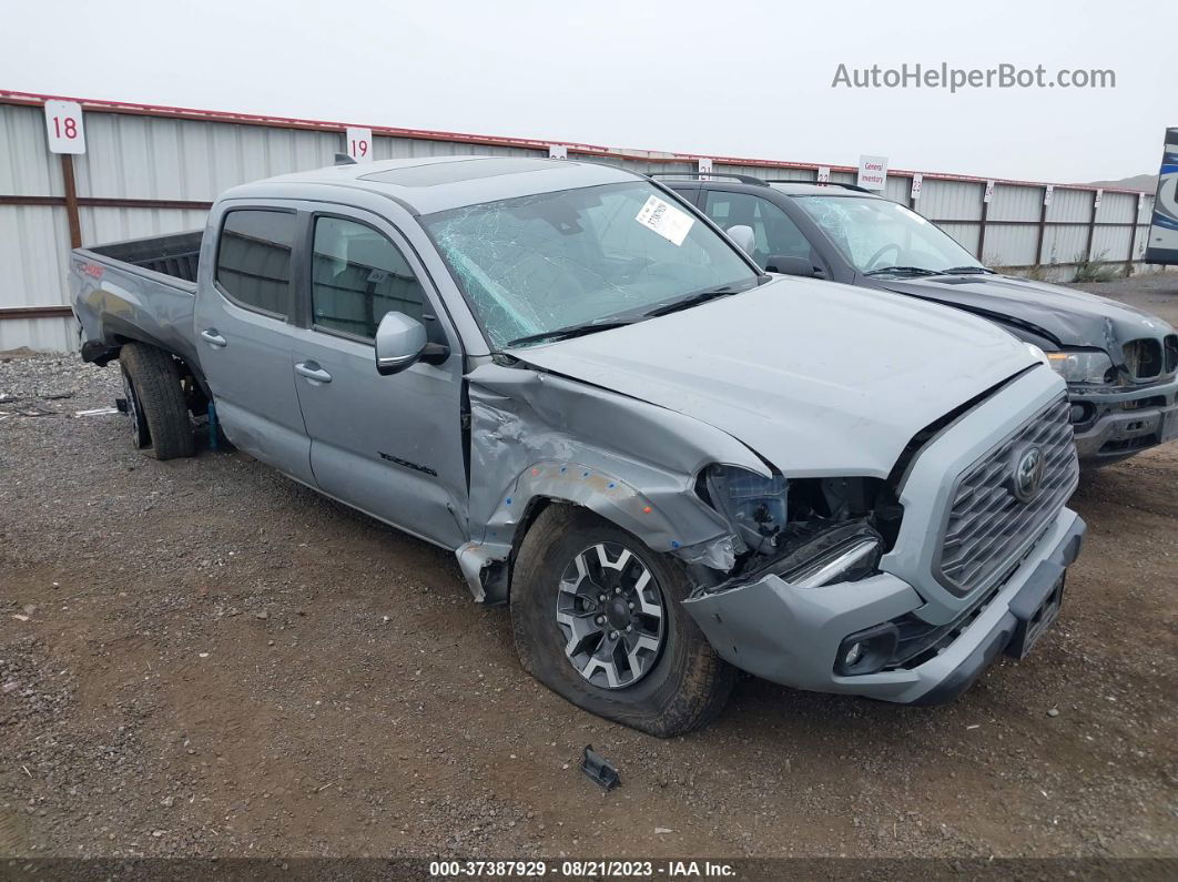 2021 Toyota Tacoma 4wd Trd Off Road Gray vin: 3TMDZ5BN7MM113119