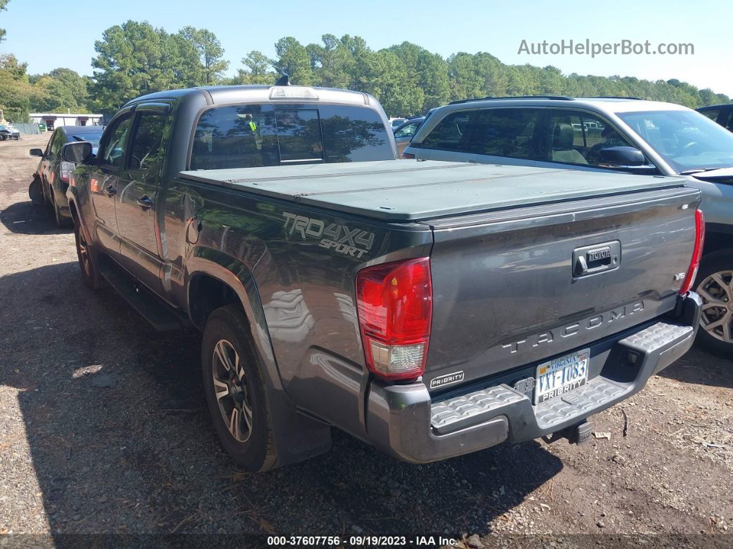 2017 Toyota Tacoma Sr5/trd Sport Gray vin: 3TMDZ5BN8HM025721