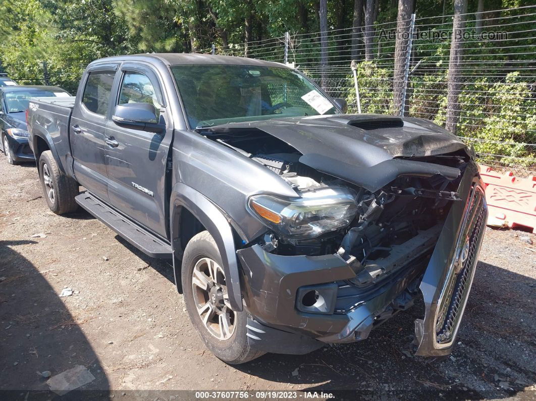 2017 Toyota Tacoma Sr5/trd Sport Gray vin: 3TMDZ5BN8HM025721