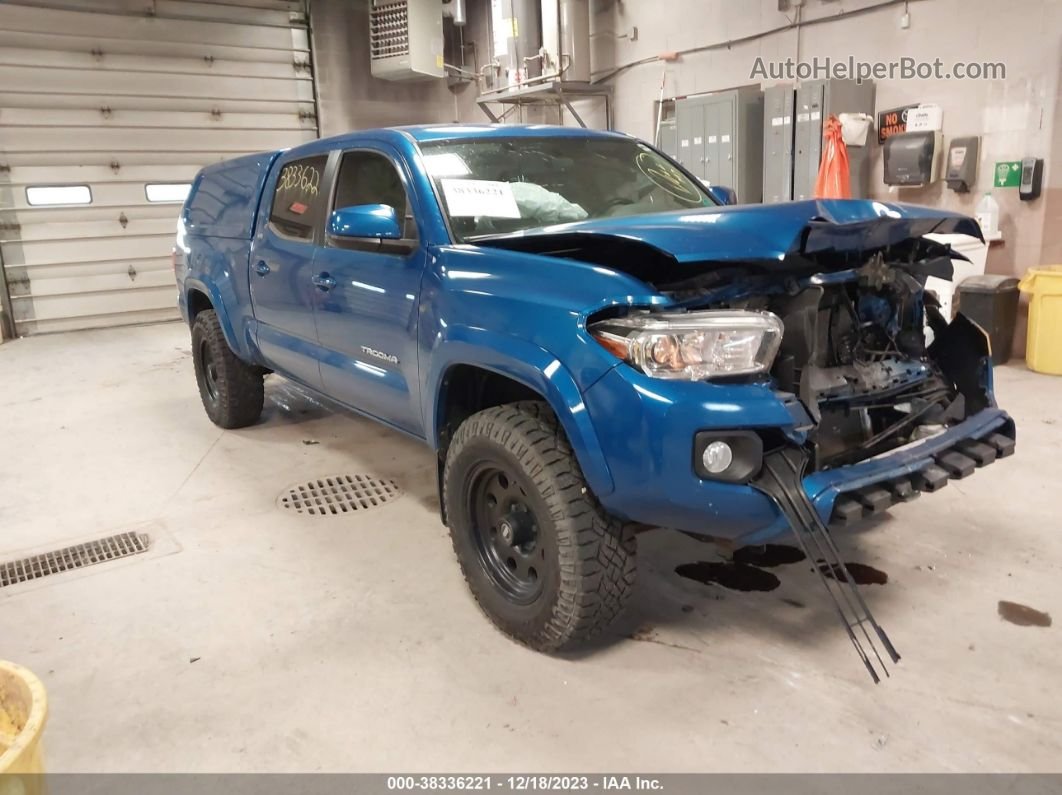 2017 Toyota Tacoma Sr5 V6 Blue vin: 3TMDZ5BN8HM035990