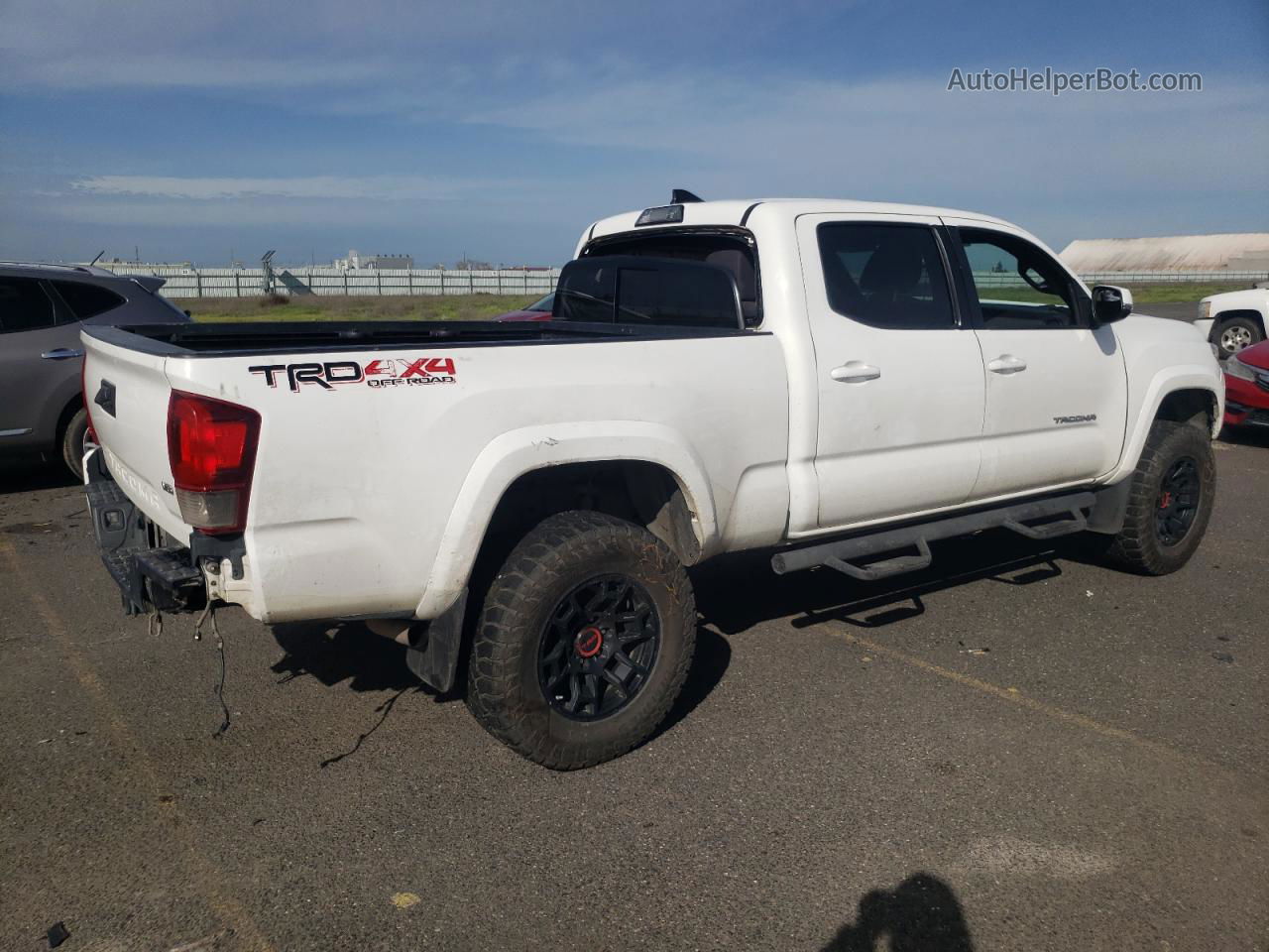 2019 Toyota Tacoma Double Cab Белый vin: 3TMDZ5BN8KM055485