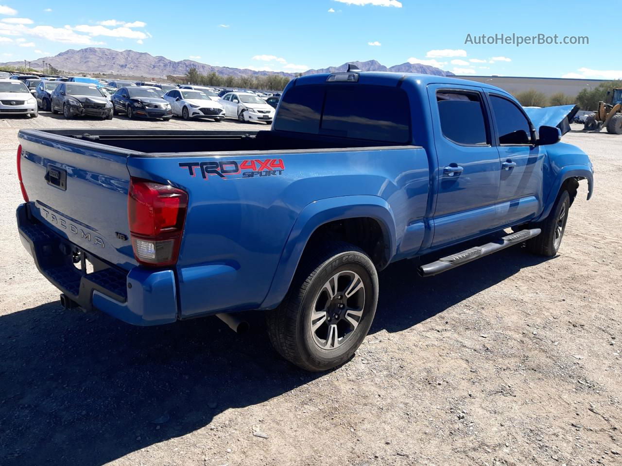 2019 Toyota Tacoma Double Cab Blue vin: 3TMDZ5BN8KM059083