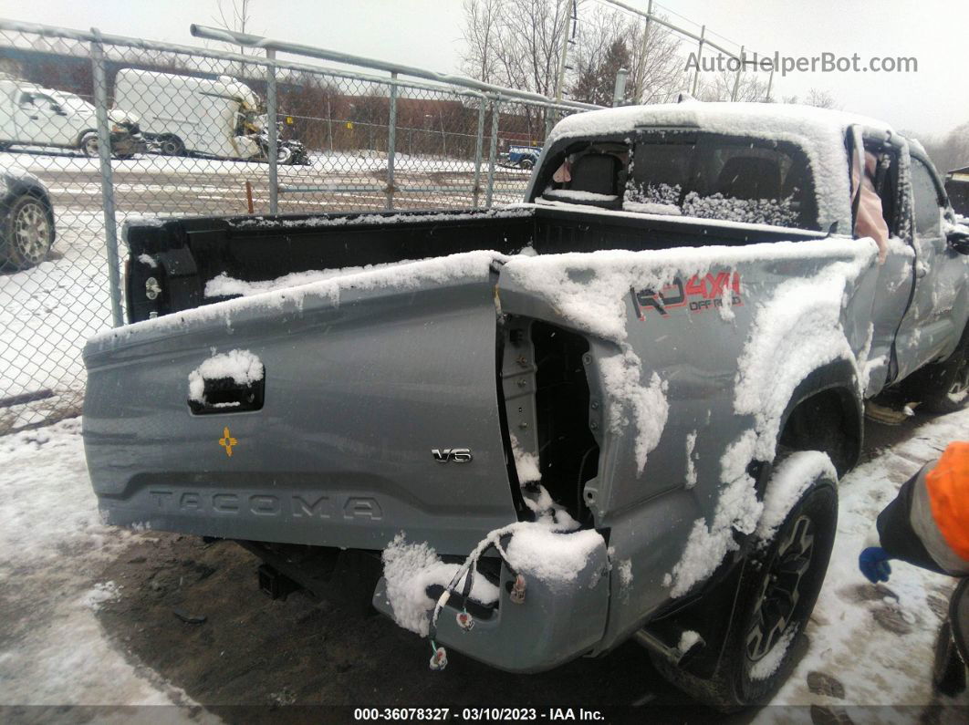 2019 Toyota Tacoma 4wd Sr5/trd Sport Gray vin: 3TMDZ5BN8KM061092