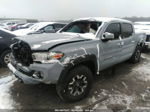 2019 Toyota Tacoma 4wd Sr5/trd Sport Gray vin: 3TMDZ5BN8KM061092