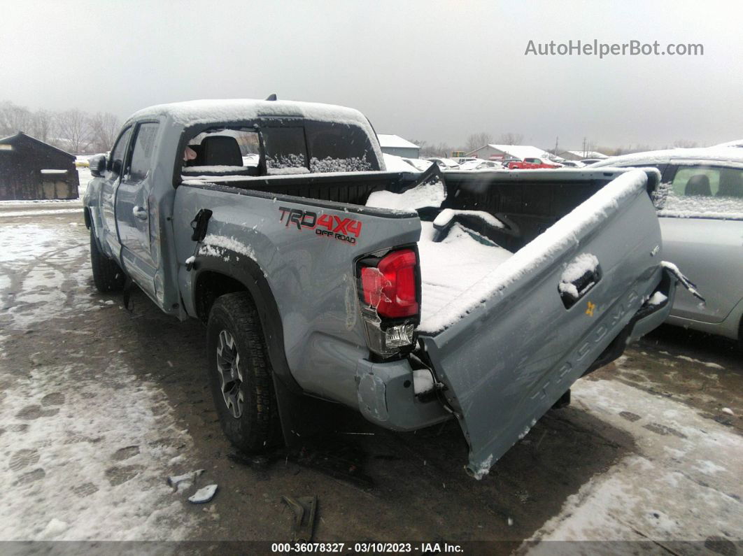 2019 Toyota Tacoma 4wd Sr5/trd Sport Gray vin: 3TMDZ5BN8KM061092