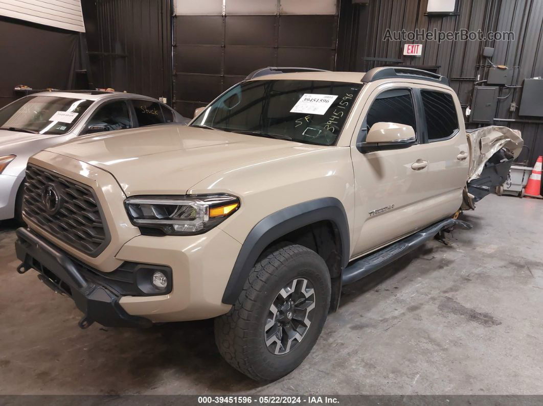 2020 Toyota Tacoma Trd Off-road Beige vin: 3TMDZ5BN8LM080288