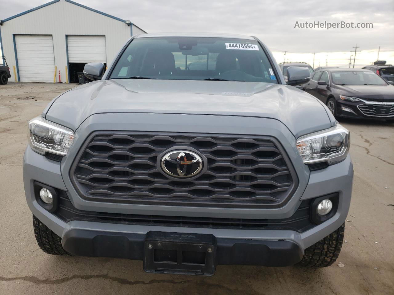 2021 Toyota Tacoma Double Cab Gray vin: 3TMDZ5BN8MM100783