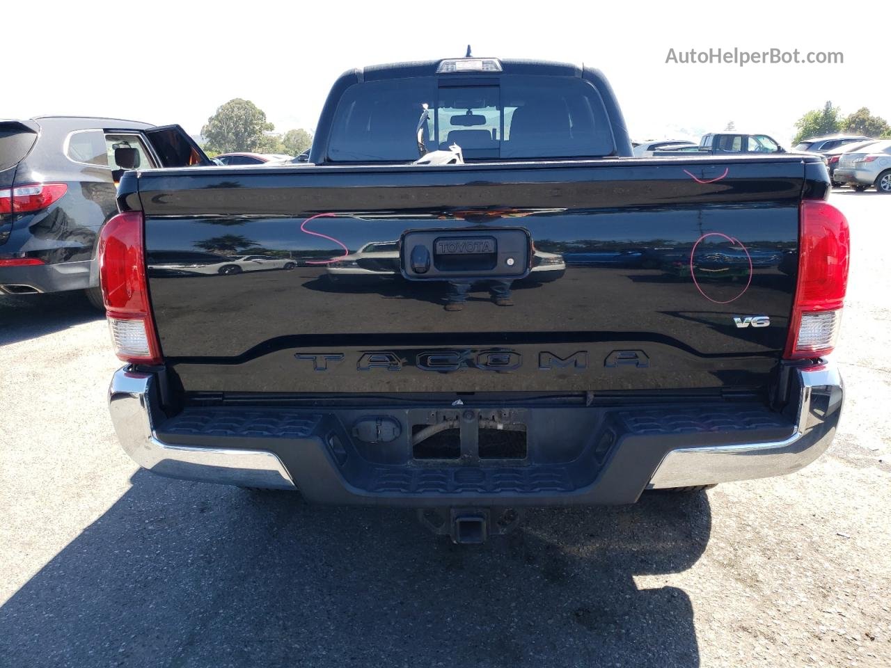 2017 Toyota Tacoma Double Cab Black vin: 3TMDZ5BN9HM029552