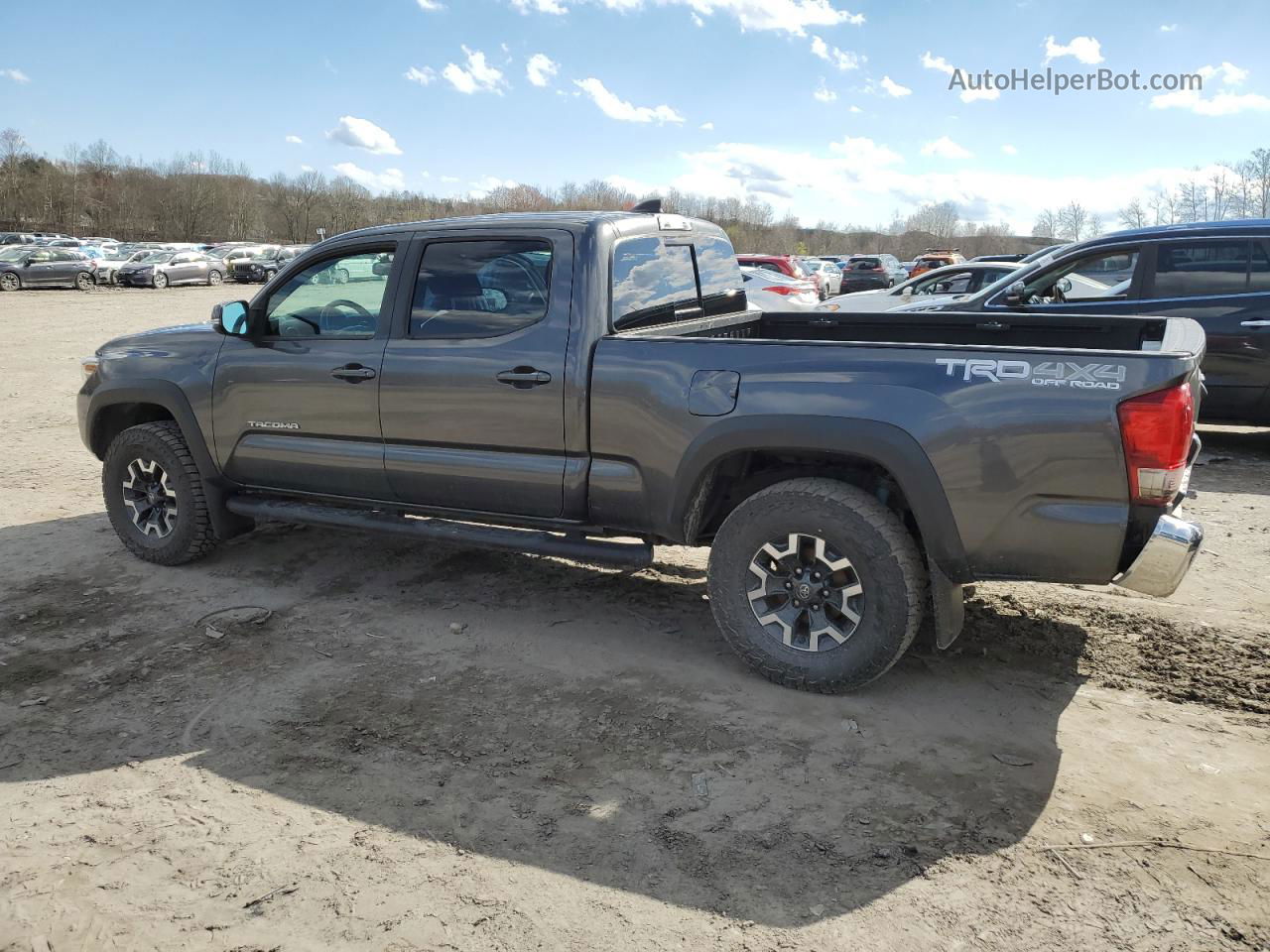 2017 Toyota Tacoma Double Cab Gray vin: 3TMDZ5BN9HM031740