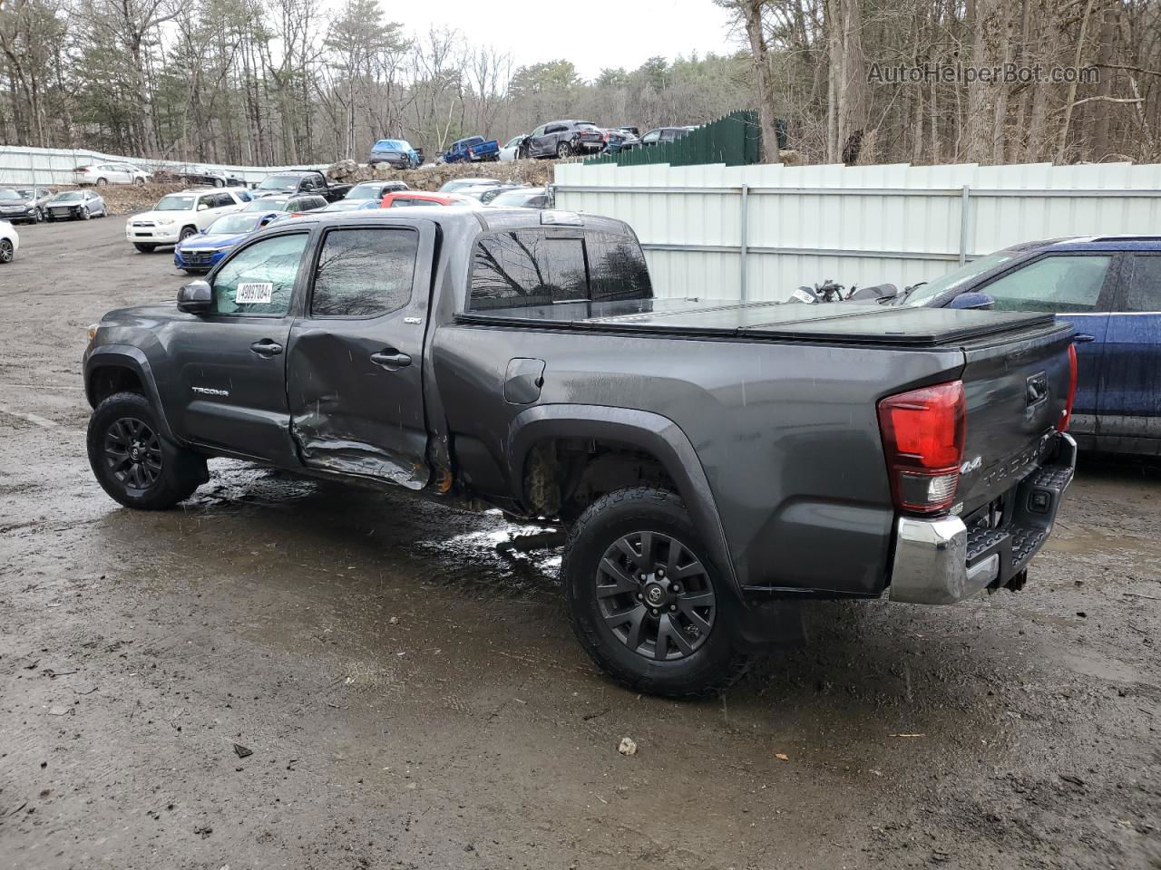 2020 Toyota Tacoma Double Cab Серый vin: 3TMDZ5BN9LM083801