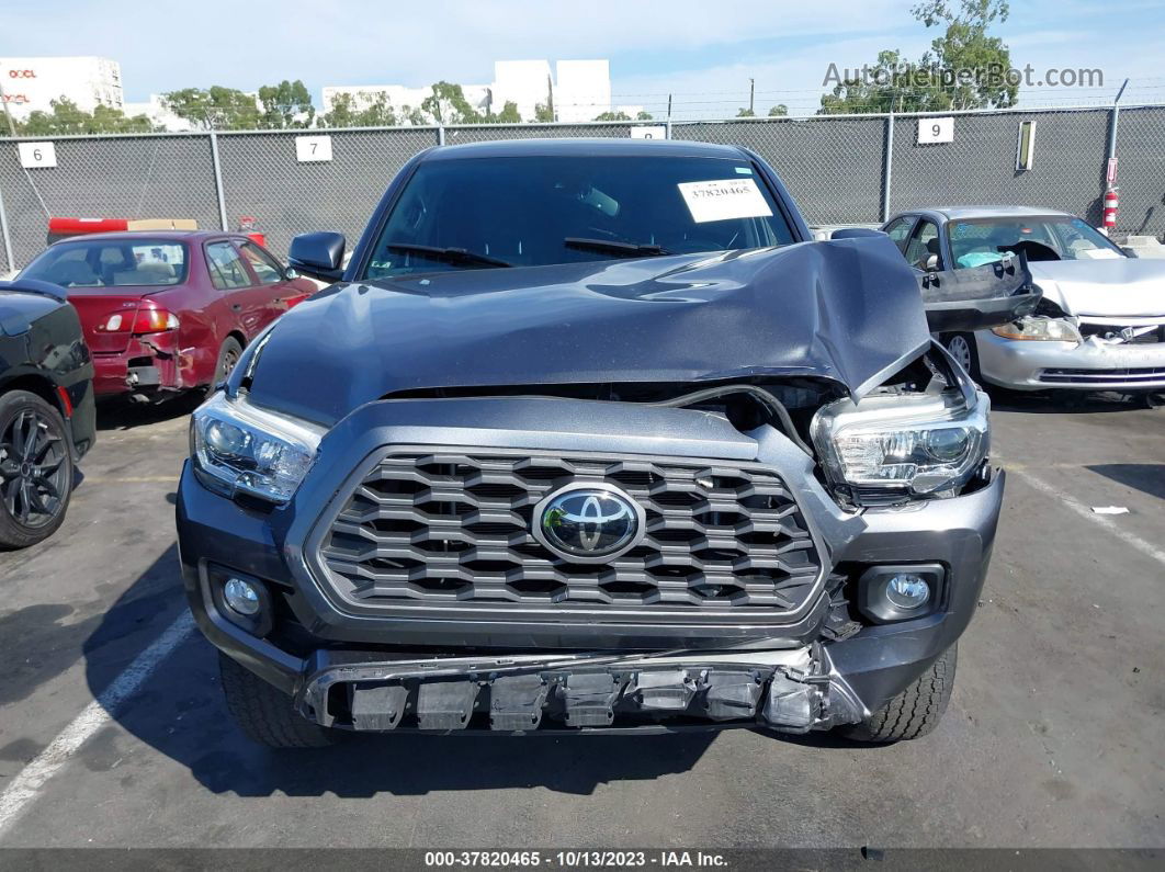 2021 Toyota Tacoma Trd Off-road Gray vin: 3TMDZ5BN9MM103160