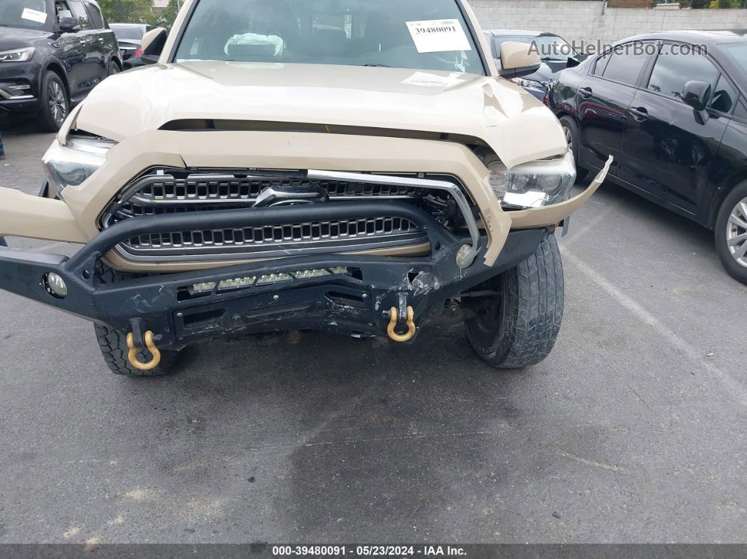 2017 Toyota Tacoma Trd Off Road Beige vin: 3TMDZ5BNXHM013540