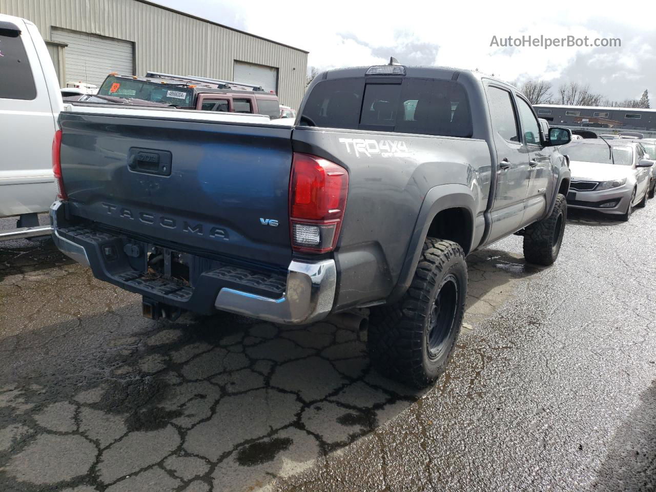 2019 Toyota Tacoma Double Cab Gray vin: 3TMDZ5BNXKM064558