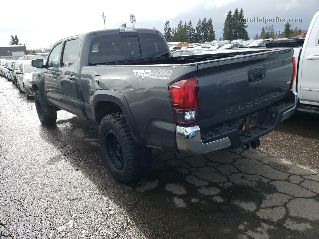 2019 Toyota Tacoma Double Cab Gray vin: 3TMDZ5BNXKM064558