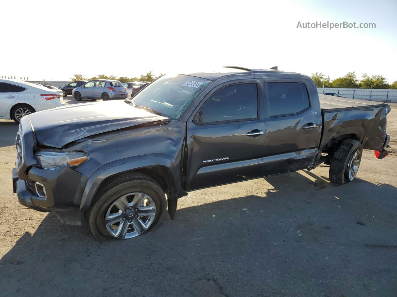 2017 Toyota Tacoma Double Cab Charcoal vin: 3TMEZ5CN4HM030417