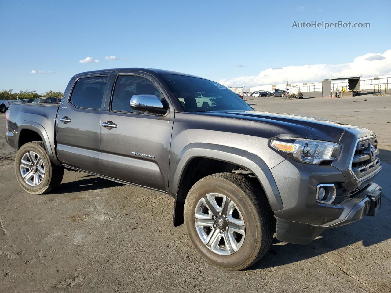 2017 Toyota Tacoma Double Cab Charcoal vin: 3TMEZ5CN4HM030417