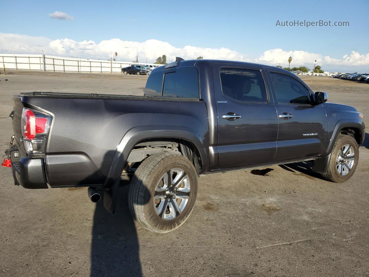 2017 Toyota Tacoma Double Cab Charcoal vin: 3TMEZ5CN4HM030417