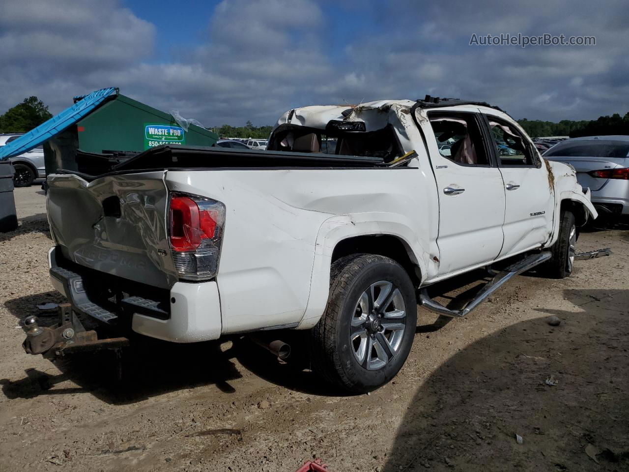 2019 Toyota Tacoma Double Cab White vin: 3TMEZ5CN5KM102457