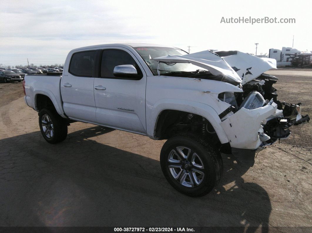 2017 Toyota Tacoma Limited White vin: 3TMEZ5CNXHM028509