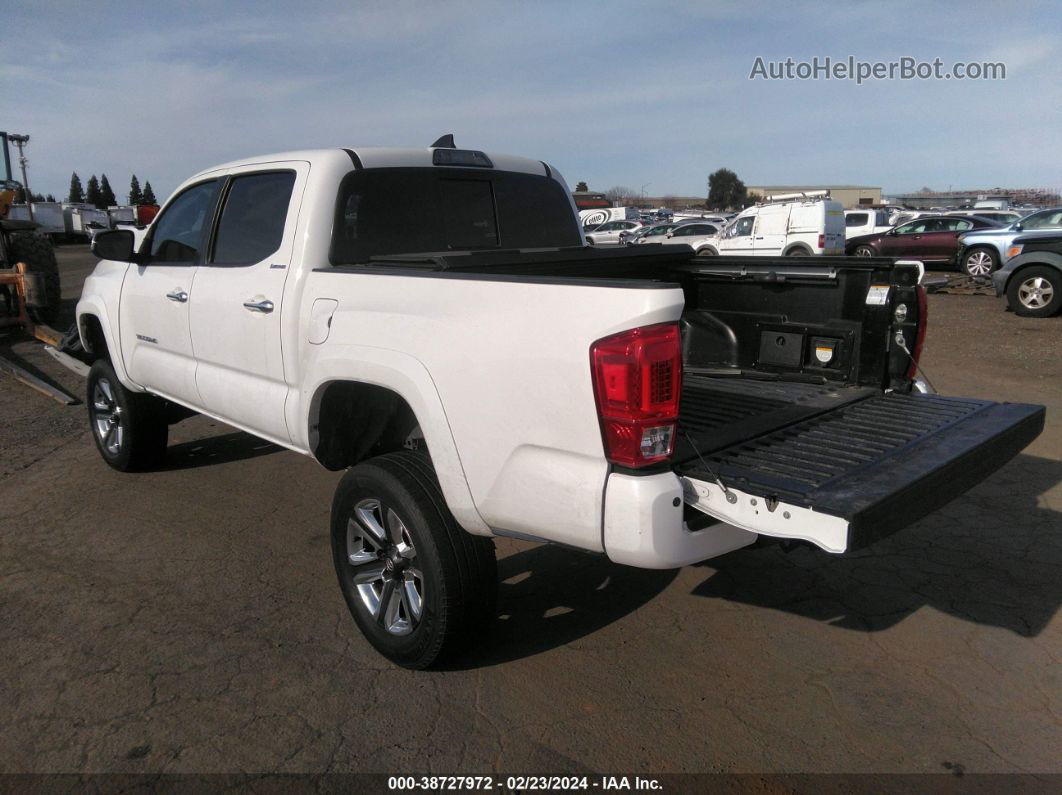 2017 Toyota Tacoma Limited White vin: 3TMEZ5CNXHM028509