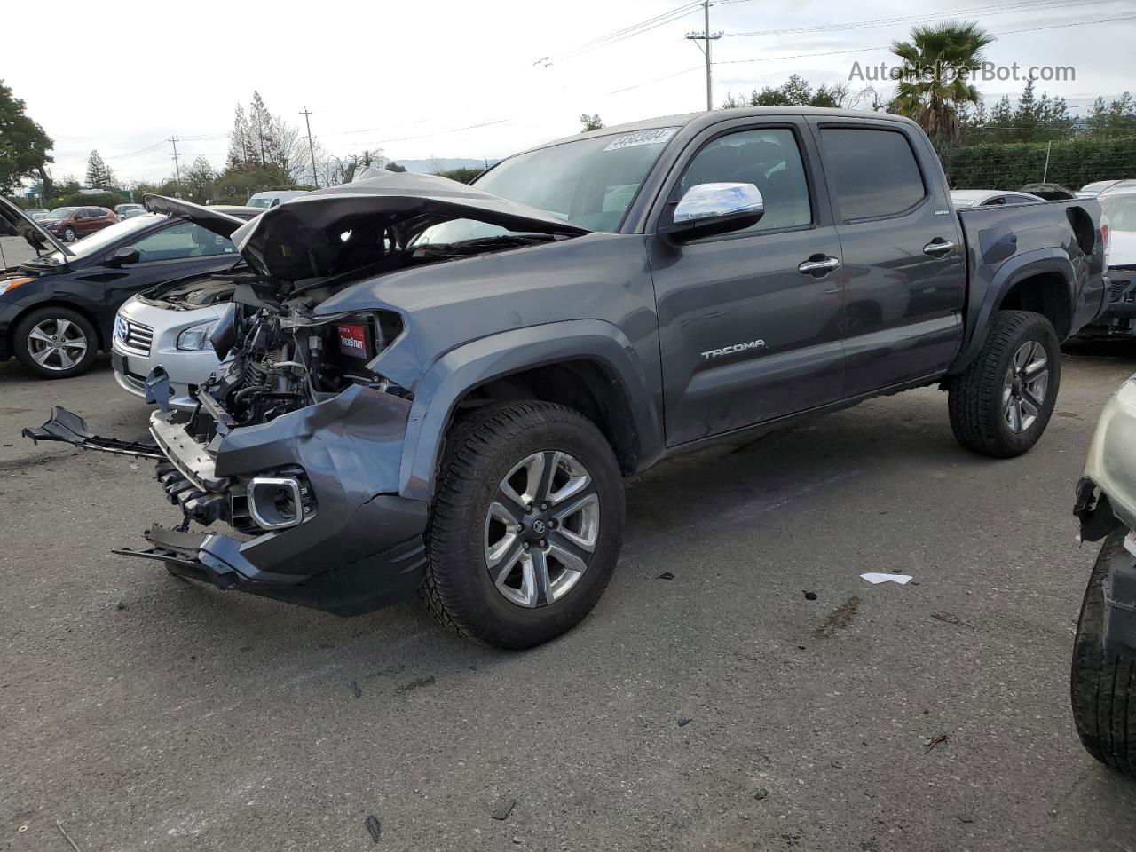 2017 Toyota Tacoma Double Cab Black vin: 3TMGZ5AN1HM098685