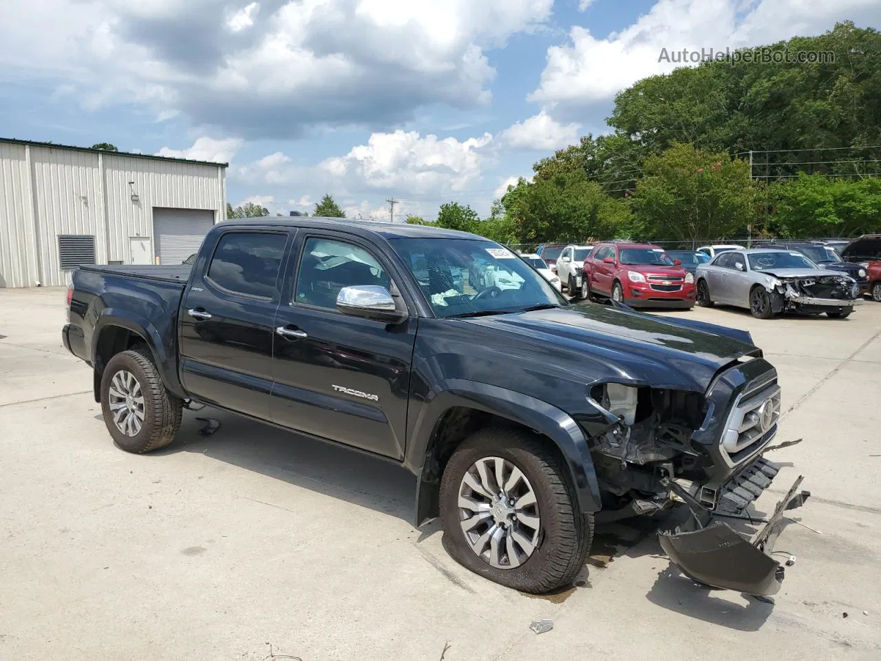 2020 Toyota Tacoma Double Cab Черный vin: 3TMGZ5AN2LM318408