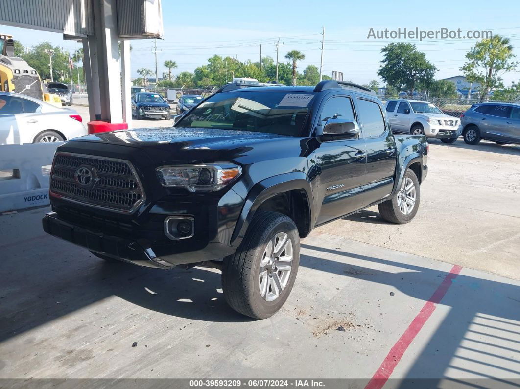 2017 Toyota Tacoma Limited Black vin: 3TMGZ5AN4HM082531